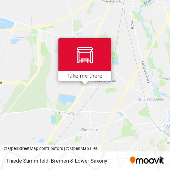 Thiede Sammifeld map