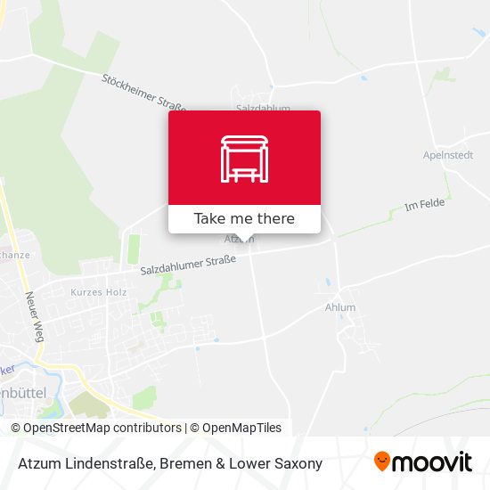 Atzum Lindenstraße map