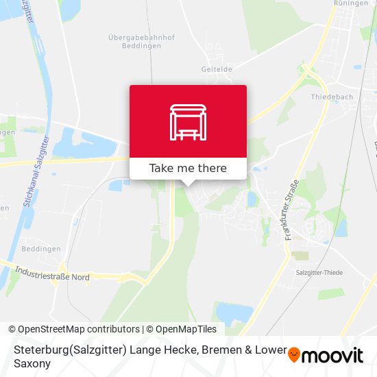 Steterburg(Salzgitter) Lange Hecke map