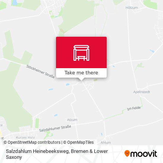 Salzdahlum Heinebeeksweg map
