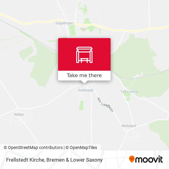 Frellstedt Kirche map