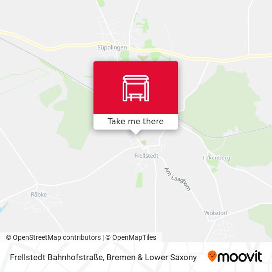 Frellstedt Bahnhofstraße map