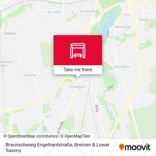Карта Braunschweig Engelhardstraße