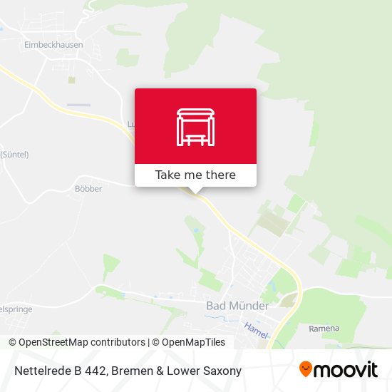 Nettelrede B 442 map
