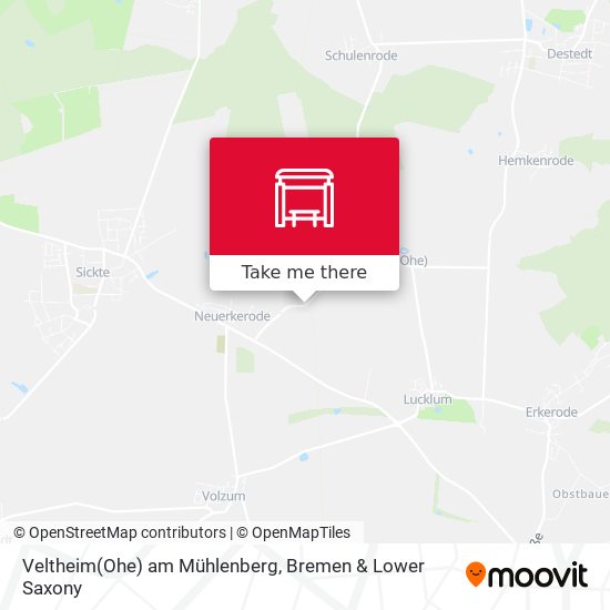 Veltheim(Ohe) am Mühlenberg map