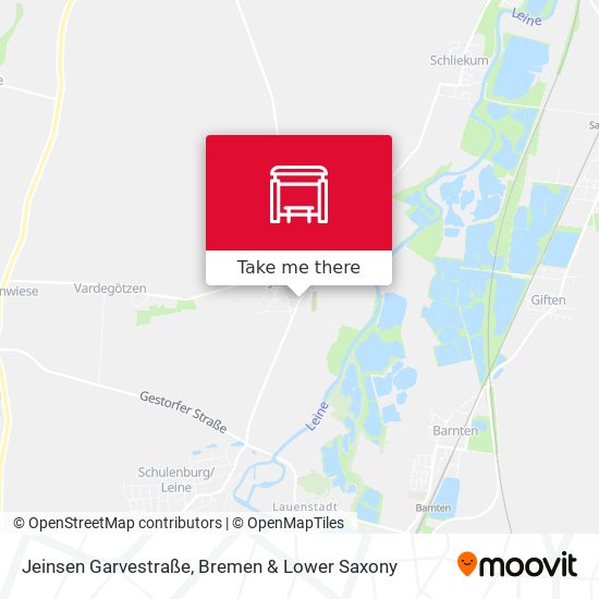 Jeinsen Garvestraße map
