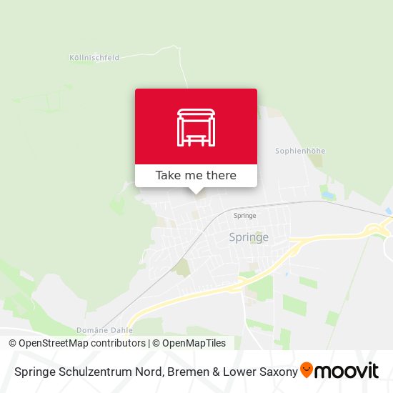 Springe Schulzentrum Nord map