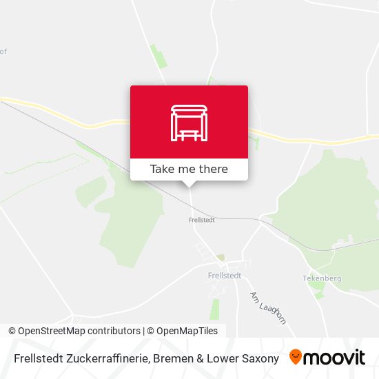 Frellstedt Zuckerraffinerie map