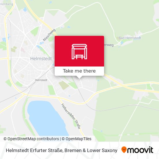 Helmstedt Erfurter Straße map