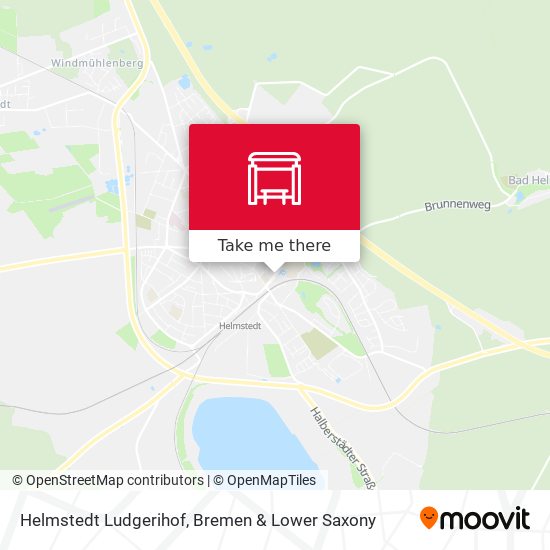 Helmstedt Ludgerihof map