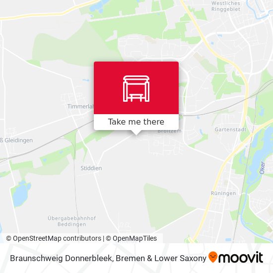 Braunschweig Donnerbleek map
