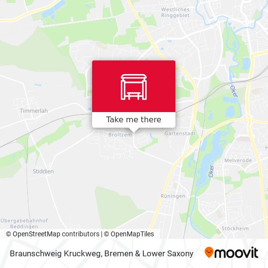 Braunschweig Kruckweg map