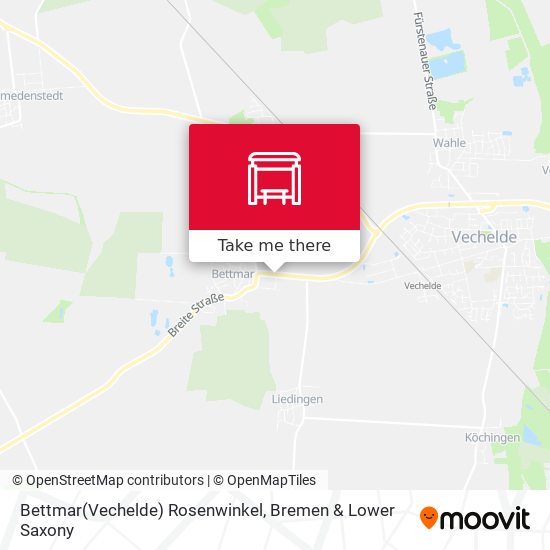 Bettmar(Vechelde) Rosenwinkel map
