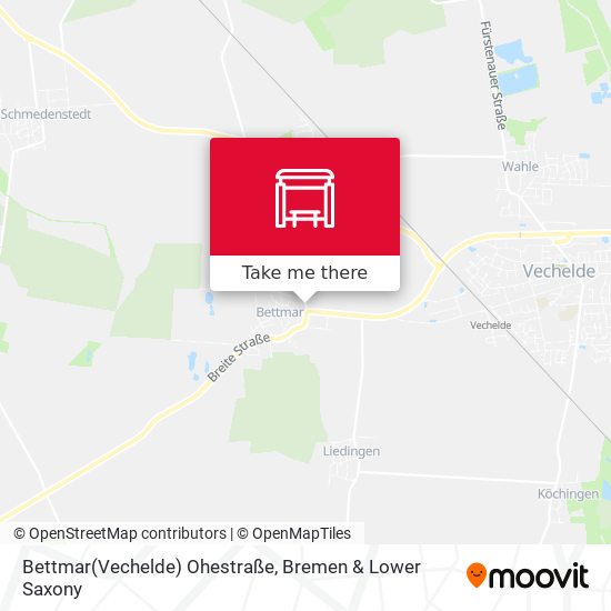 Bettmar(Vechelde) Ohestraße map