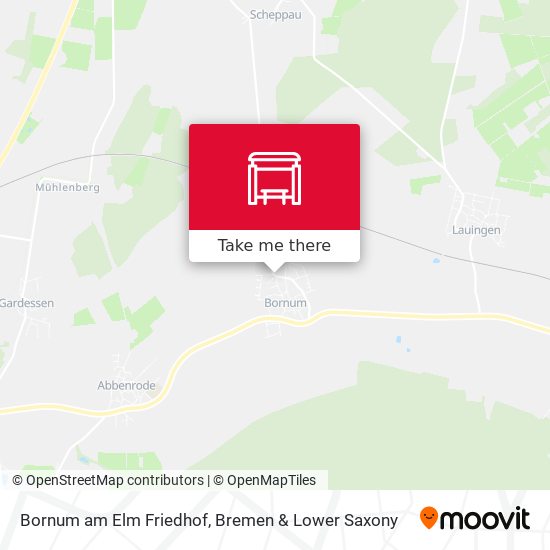 Bornum am Elm Friedhof map