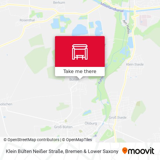 Klein Bülten Neißer Straße map