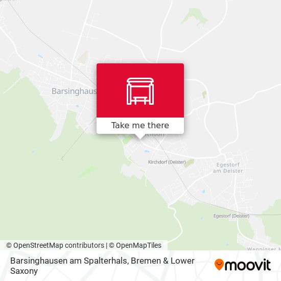 Barsinghausen am Spalterhals map