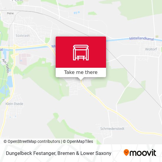 Dungelbeck Festanger map