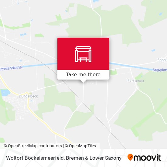 Woltorf Böckelsmeerfeld map