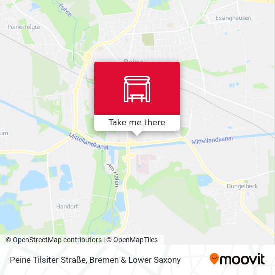 Peine Tilsiter Straße map