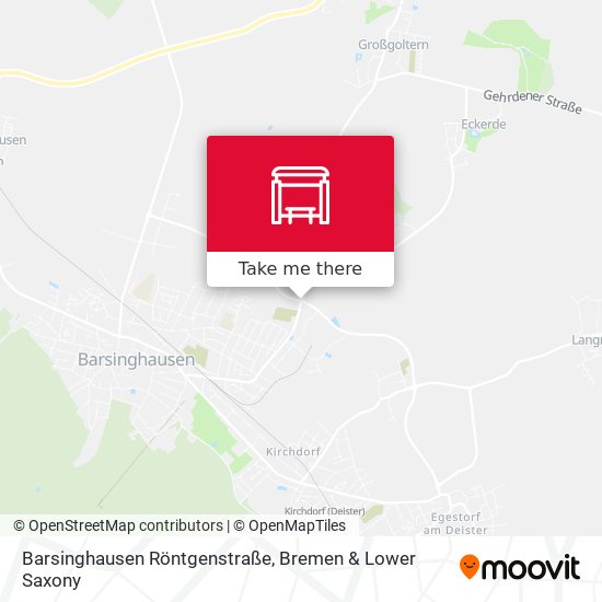 Barsinghausen Röntgenstraße map