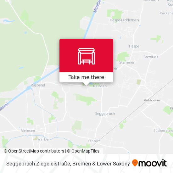 Seggebruch Ziegeleistraße map