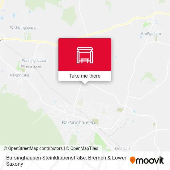 Карта Barsinghausen Steinklippenstraße