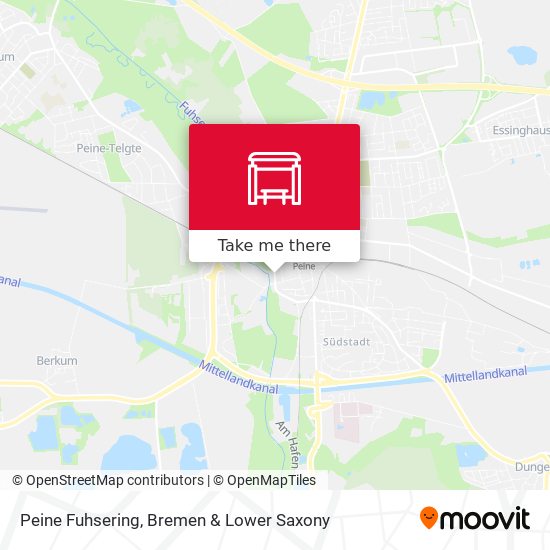 Peine Fuhsering map