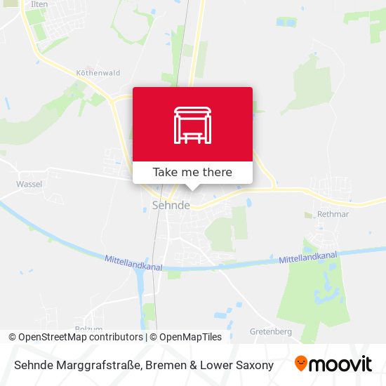 Sehnde Marggrafstraße map