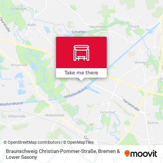 Braunschweig Christian-Pommer-Straße map