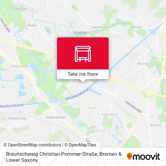 Карта Braunschweig Christian-Pommer-Straße