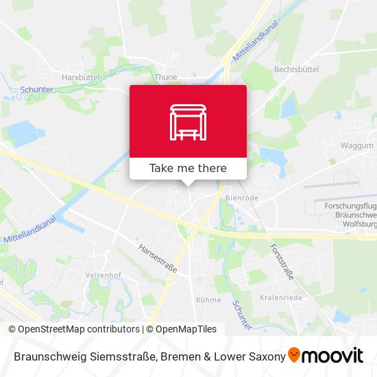 Braunschweig Siemsstraße map