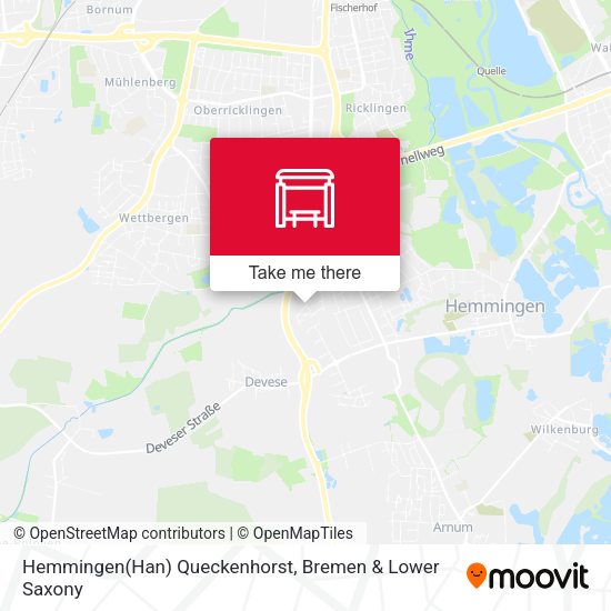 Hemmingen(Han) Queckenhorst map