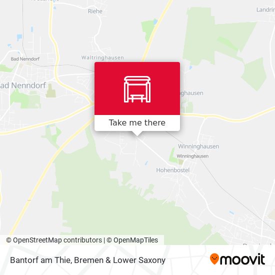 Bantorf am Thie map