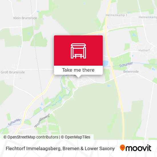 Flechtorf Immelaagsberg map