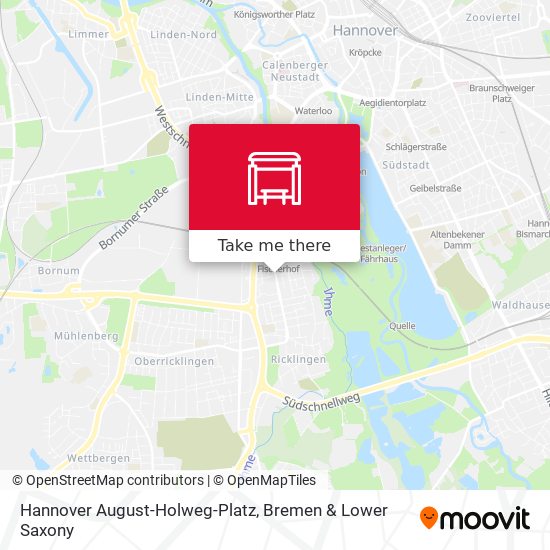 Hannover August-Holweg-Platz map