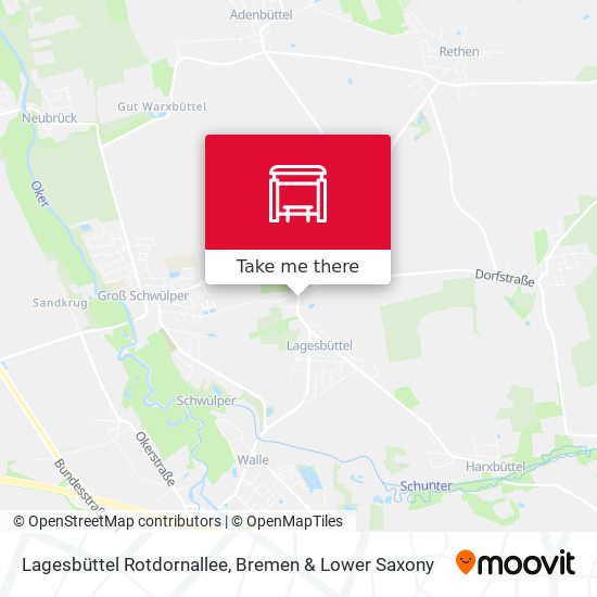 Lagesbüttel Rotdornallee map