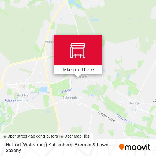 Hattorf(Wolfsburg) Kahlenberg map