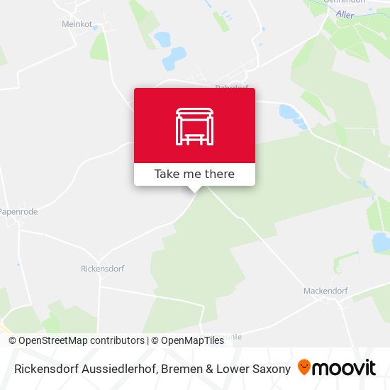Rickensdorf Aussiedlerhof map