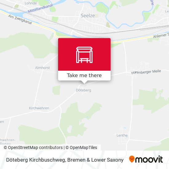Döteberg Kirchbuschweg map