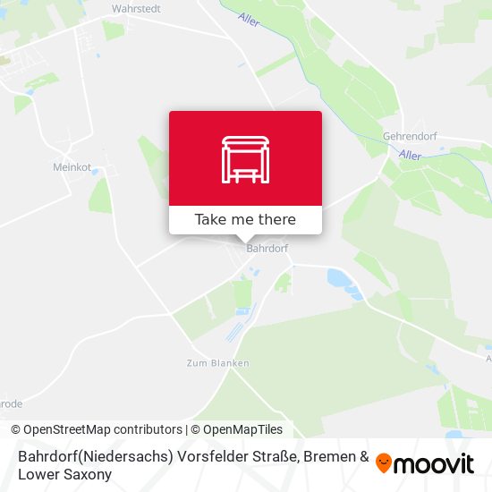 Bahrdorf(Niedersachs) Vorsfelder Straße map
