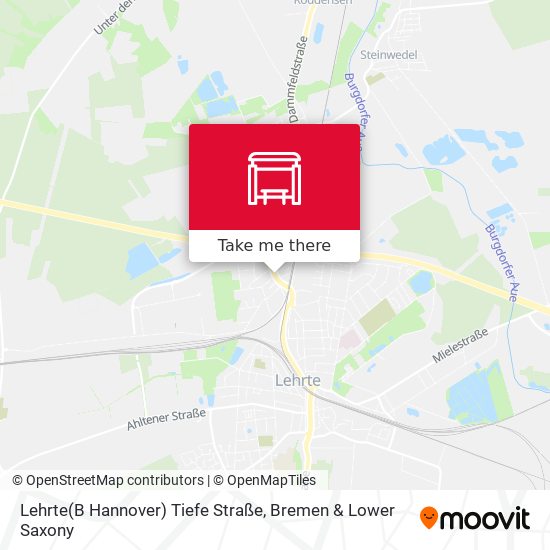 Lehrte(B Hannover) Tiefe Straße map