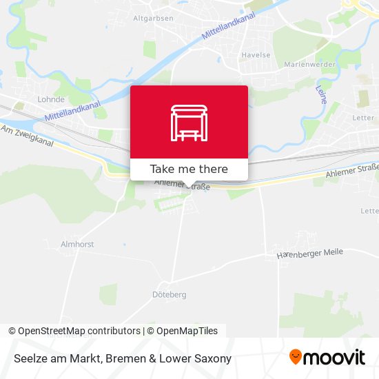Seelze am Markt map