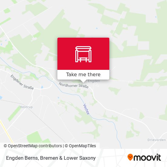 Engden Berns map