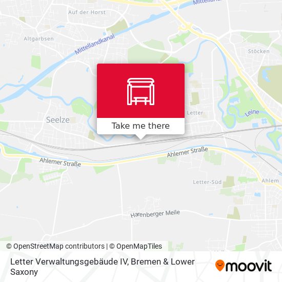 Letter Verwaltungsgebäude IV map