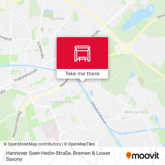 Hannover Sven-Hedin-Straße map
