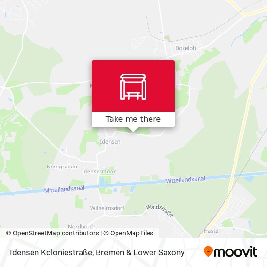 Idensen Koloniestraße map