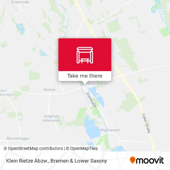 Klein Rietze Abzw. map