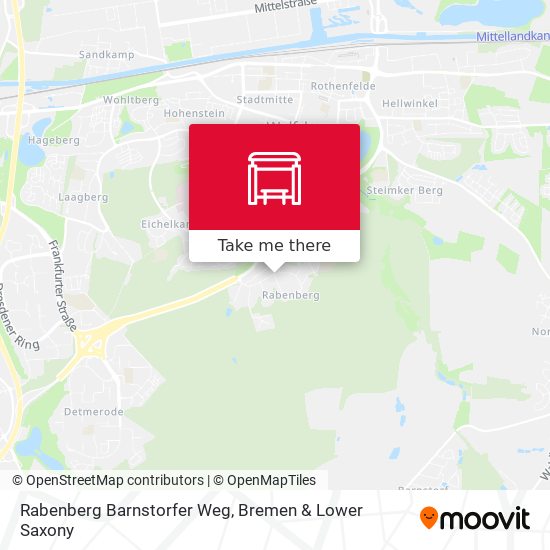 Rabenberg Barnstorfer Weg map