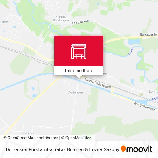 Карта Dedensen Forstamtsstraße